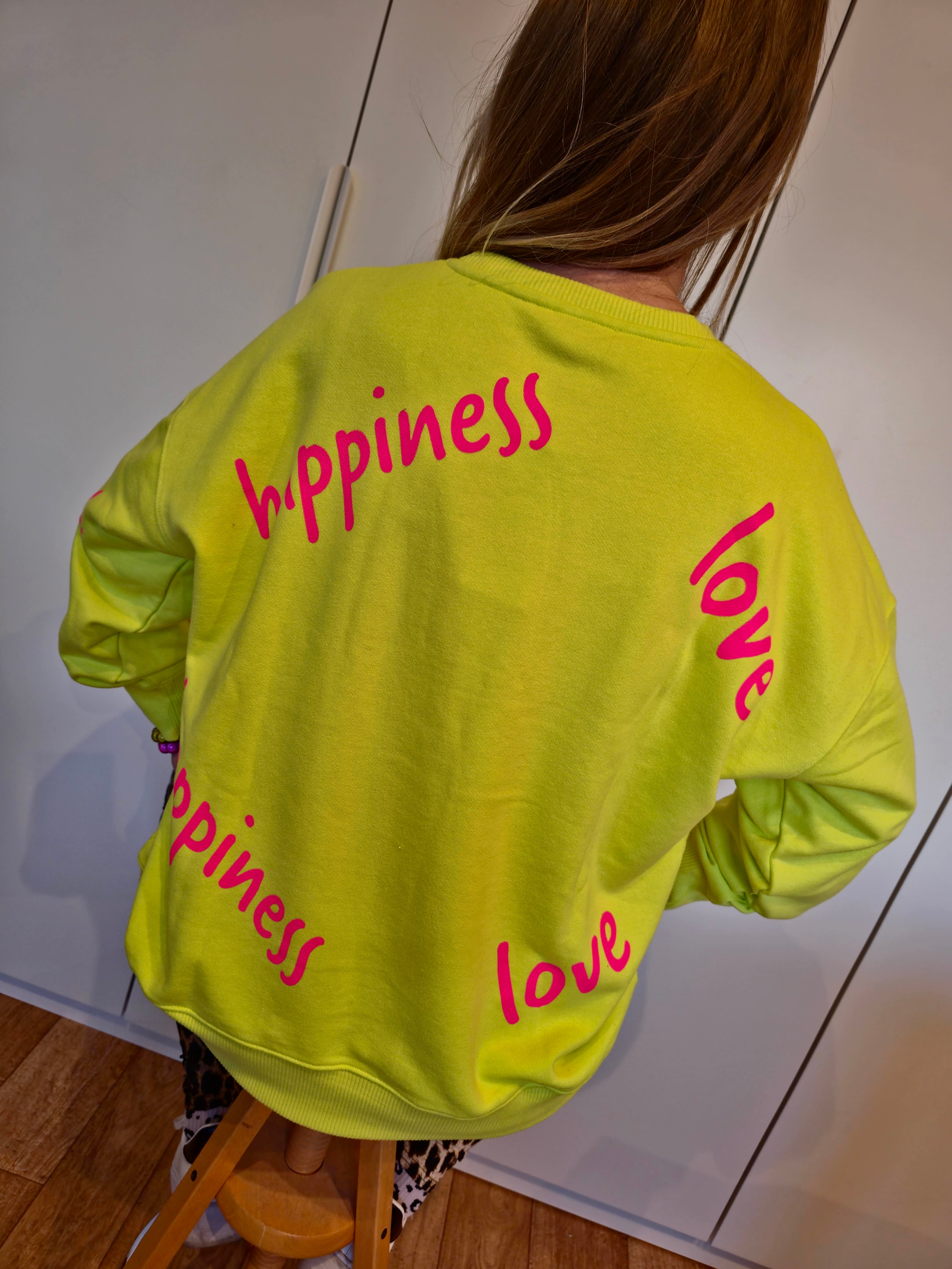 Pullover HAPPINESS & LOVE