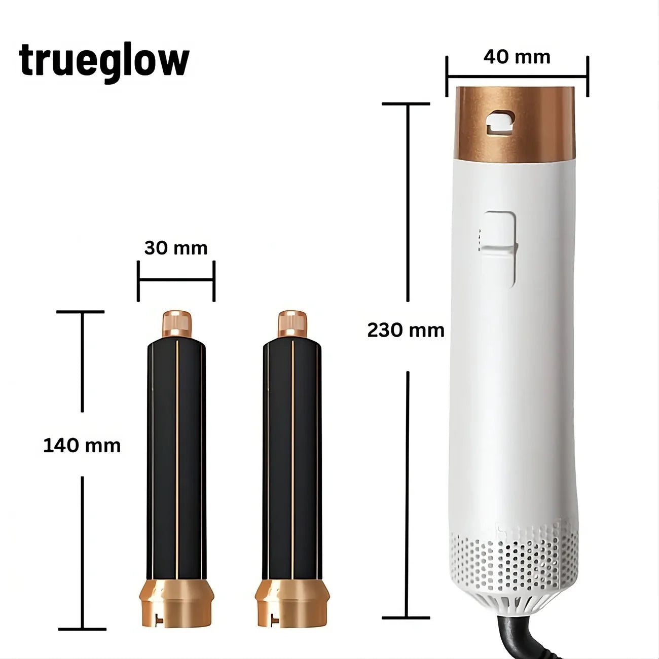 Trueglow´s 5 in 1 Luxus Haarstyler