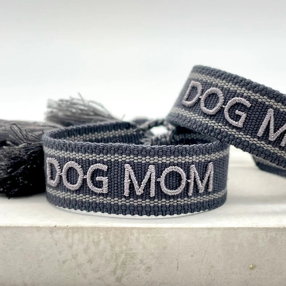 Statement Armband gewebt  DOG MOM #10