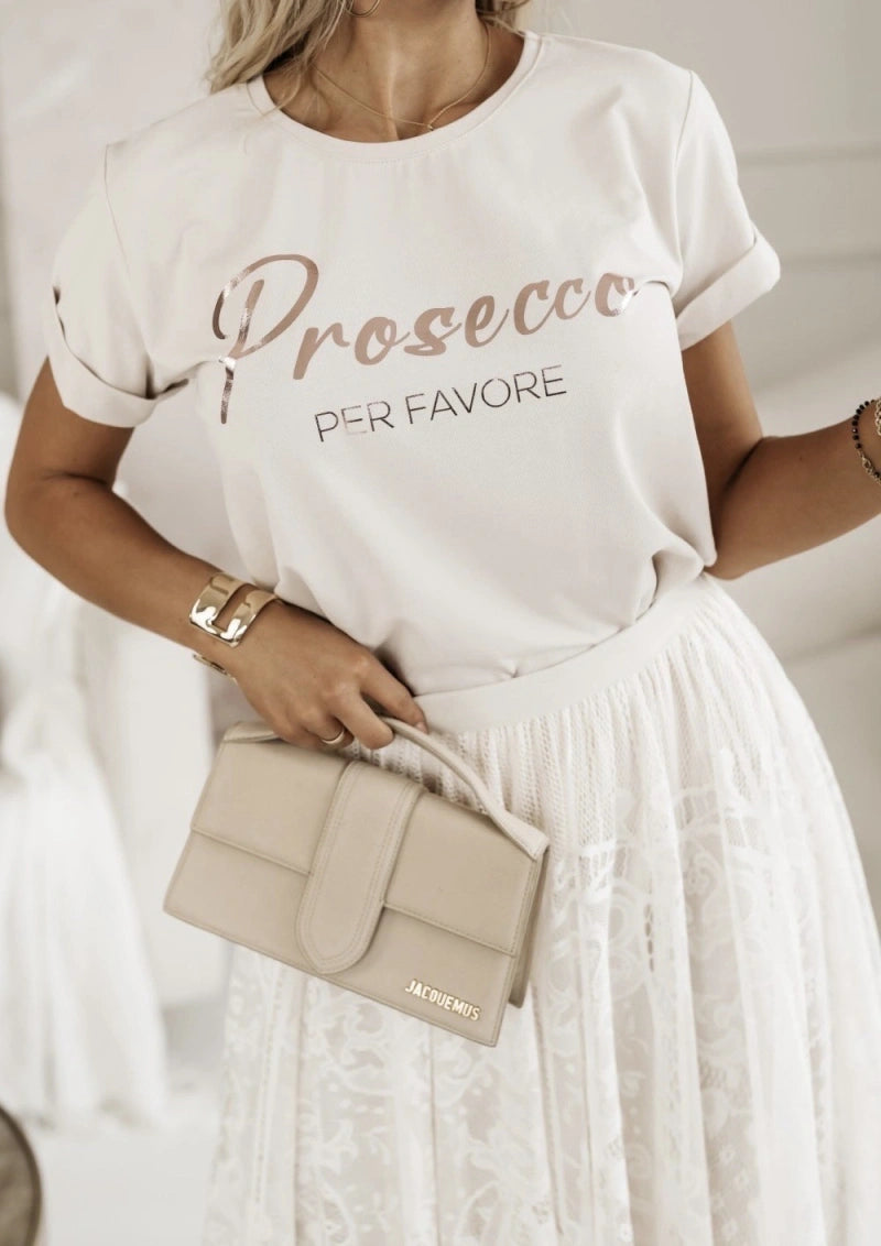 Statement T-Shirt - Proessco Per Favore